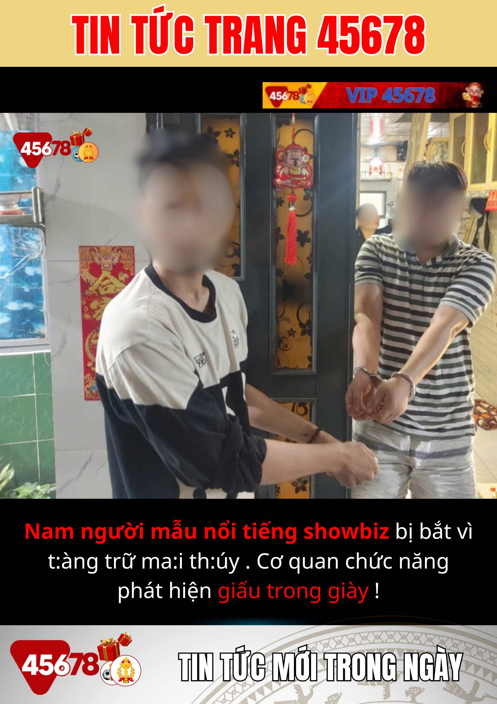 Tin 45678 Người mẫu Nhikolai Đinh hầu tòa vì tàng trữ trái phép ma túy